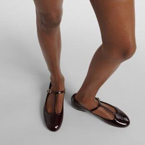 Milooey shoes Round Toe Flat Mary Janes Shoes Chunky Low Heels T-Strap Buckled